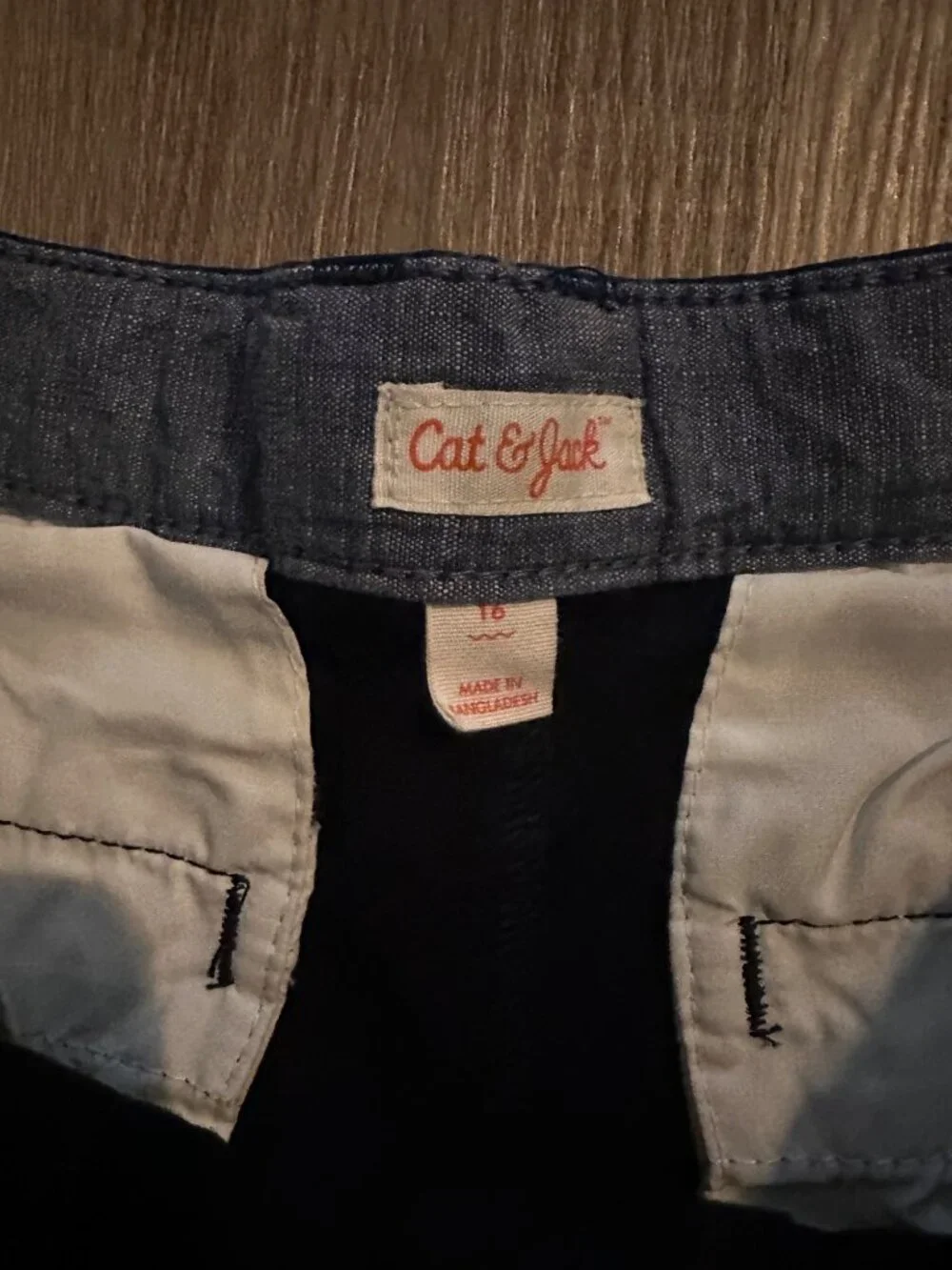 Cat & Jack navy blue shorts size 16